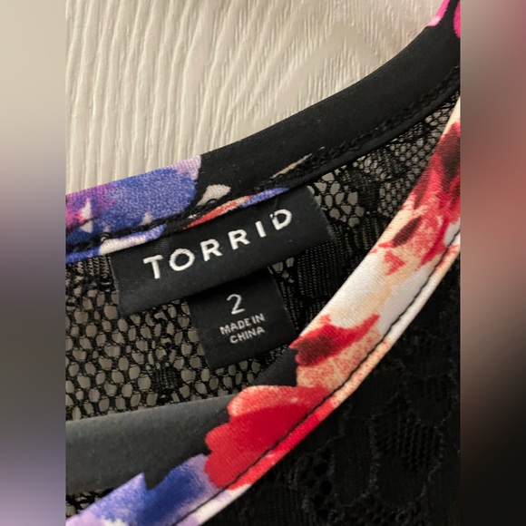 Torrid “midi studio knit asymmetric dress” size 2 NWOT. - Picture 5 of 5